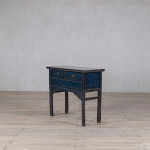 <span class=keywords><strong>Console</strong></span> en bois d'orme recyclé vintage faite à la main avec tiroirs, style traditionnel, <span class=keywords><strong>meuble</strong></span> de salon - Product Image 4