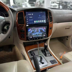 10.1" Car Video Stereo And 10.1" AC Control Dual Screen CarPlay Head Unit For Toyota Land Cruiser LC100 2003-2007 - Product Image 2