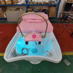 Lit de beauté professionnel Yicheng Beauty avec fonction shampooing Lit de beauté avec shampooing électrique et caractéristiques de toilettage - Product Image 4