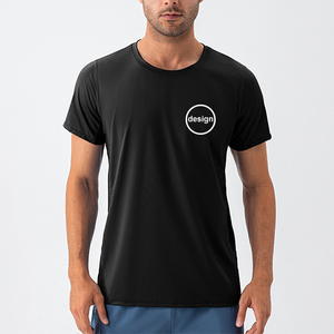 T-shirt personnalisé de haute qualité avec logo imprimé, t-shirt en bambou écologique pour hommes, vêtements de sport, vêtements de fitness pour hommes, t-shirts d'entraînement - Product Image 1