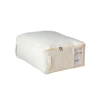 Sac de rangement en toile pour couettes, sac de rangement et de finition pour vêtements, sac de rangement domestique grande capacité - Product Image 1