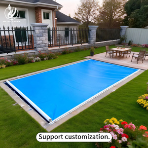 Telo di Copertura Invernale per <span class=keywords><strong>Piscina</strong></span> Water Crown in PVC Resistente, Anti-Alghe e Anti-UV, Pratico con Sacche d'Acqua per Piscine Fuori Terra - Product Image 2