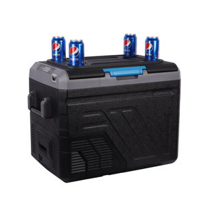 Réfrigérateur-congélateur portable pour voiture 50L, <span class=keywords><strong>mini</strong></span>-réfrigérateur <span class=keywords><strong>auto</strong></span> <span class=keywords><strong>12V</strong></span>/24V <span class=keywords><strong>220V</strong></span> double usage avec <span class=keywords><strong>compresseur</strong></span> et contrôle par application - Product Image 3