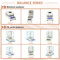 Balance analytique numérique de laboratoire 100g 0,1mg avec écran de protection en verre RS232C pour l'enseignement de la chimie scolaire