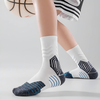 Chaussettes de sport pour hommes avec logo personnalisable, chaussettes de sport épaisses à fond en tissu éponge, chaussettes de basket-ball personnalisées pour hommes, chaussettes anti-odeurs pour hommes
