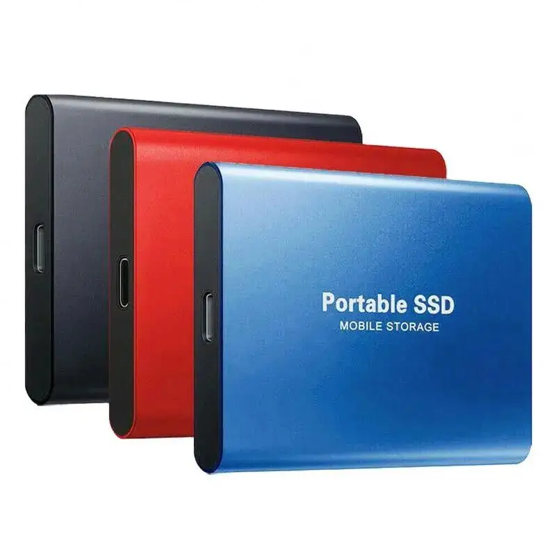 공장 저렴한 모바일 SSD 하드 디스크 미니 SSD 외장형 휴대용 하드 디스크 드라이브 M 2 USB3.0 1TB 2TB