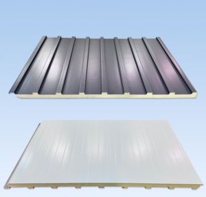 แผ่นหลังคาอลูมิเนียมฉนวนกันความร้อนภายนอกอาคาร แผ่นโพ<span class=keywords><strong>ล</strong></span>ียูรีเทน แผ่นโลหะฉนวนกันไฟ โรงงานจีน - Product Image 2