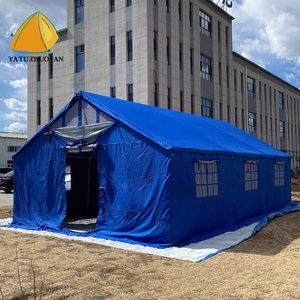 Carpa Modular de Emergencia Oxford Piramidal 4X8 para Refugiados y Ayuda en Desastres, para 10-15 Personas, Impermeable >3000mm, Resistente, Venta al Por Mayor - Product Image 1