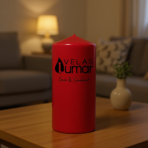 VELA ROJA 150*70 Velas Artísticas de Parafina en Forma de Pilar para Decoración del Hogar - Product Image 3