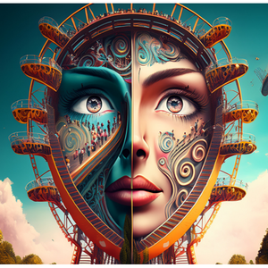 T-shirt da donna della collezione Dual Loop-de-Loop & Laughs - Product Image 5