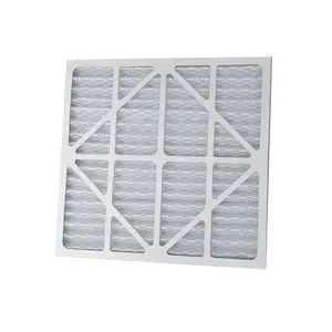 Customized Size MERV 13 Cardboard Frame Pleated AC Furnace Air Filter Replacement For HVAC Systems