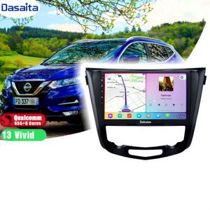 Dasaita Multimedia Écran tactile pour autoradio voiture avec <span class=keywords><strong>Carplay</strong></span> pour <span class=keywords><strong>Nissan</strong></span> X-Trail <span class=keywords><strong>Qashqai</strong></span> J10 Rogue 10 Pouces Android Aut - Product Image 1