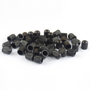 Black Plastic Valve <b>Caps</b> For Car And Bicycle Tires American Standard Tubeless Valve <b>Dust</b> Covers Replacement Repair Parts - Product Image 2