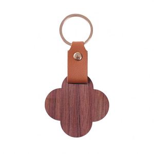 Porte-clés en bois personnalisable à graver soi-même, avec logo gravé au laser, pour cadeaux d'entreprise, fêtes, ou comme pendentif de voiture - Product Image 3