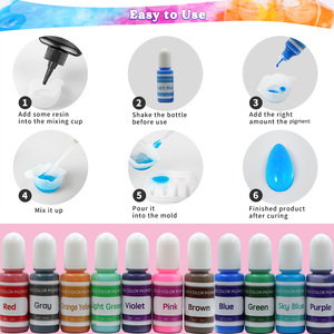 Sản xuất nhà máy giá Macaron 20 màu sắc <span class=keywords><strong>Epoxy</strong></span> nhựa nhuộm chất lượng tốt nhất rắn màu sắc tố - Product Image 4