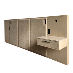 Luxe 5-sterrenhotel hoofdbord van hout, kingsize bed, modern hoofdbord voor hotelkamer, queensize hoofdbord voor hotelkamer - Product Image 5