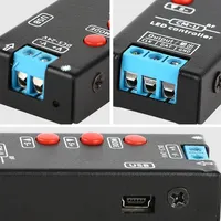Controlador LED Lededit para Tiras de Luz LED con Cambio de Color, 1024 Píxeles, 5V/12V/24V, Programable por Software, Control Remoto CM-U, WS2811, 1 Canal