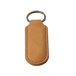 Fashion Keychain Holder Custom Compact Smart Keychain Key Organizer Holder Genuine Leather Car Key Chain