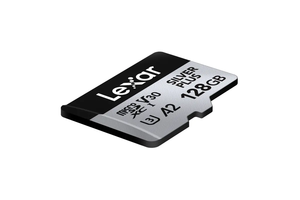Tarjeta de Memoria Profesional Lexar SILVER PLUS de 128 GB <span class=keywords><strong>U3</strong></span> <span class=keywords><strong>A2</strong></span> <span class=keywords><strong>V30</strong></span> para Cámara y FPV, Negra - Product Image 3