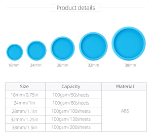 Anillas <span class=keywords><strong>de</strong></span> disco <span class=keywords><strong>de</strong></span> color sólido personalizadas Wenshun, 1000 unidades/bolsa, anillas <span class=keywords><strong>de</strong></span> expansión con orificio tipo hongo para cuadernos <span class=keywords><strong>de</strong></span> hojas sueltas, tapas duras, regalos, planificadores y encuadernadores - Product Image 2