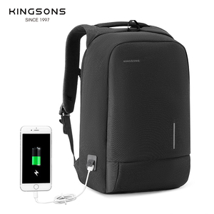 Mochila Impermeable para Portátil de Negocios Kingsons, Bolsa de Viaje Resistente para Computadora con Compartimento Digital y Puerto USB - Product Image 3