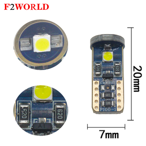 AMS LED 168 <span class=keywords><strong>194</strong></span> T10 Ampoule de remplacement 3SMD 3030 Bleu Glace Blanc Ambre Indicateur de voiture Tableau de bord Tableau de bord Lumière pour <span class=keywords><strong>BMW</strong></span> G12 - Product Image 4