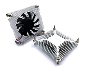 Enfriador de CPU Ultrafino de 65W con Disipador de Calor de Aluminio y Ventiladores de 70mm para LGA 1150 1151 1156 1155 1200 Compatible con Caja ITX - Product Image 3