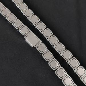 Pulsera de Cadena de Zirconia de 12mm Estilo Hip Hop, Diseño Rock Sugar, para Hombre y Mujer, Joyería de Moda, Marca Tanjing - Product Image 4