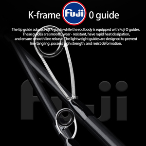 Canne à pêche universelle légère Takuma P1 en fibre de carbone 30T+40T avec guides <span class=keywords><strong>Fuji</strong></span> complets pour toutes les eaux de pêche - Product Image 5