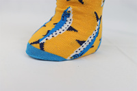Chaussettes amusantes en coton peigné 200N de haute qualité, style sardine en conserve, colorées, personnalisables avec jacquard et emballage pour adultes