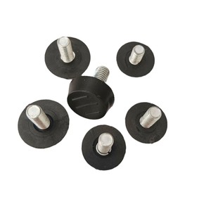 Patas Ajustables de Tres Líneas de 6 mm y 8 mm, Almohadillas de Plástico para Muebles, Almohadillas Ajustables Negras - Product Image 1