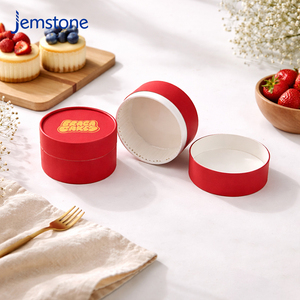 Custom Biodegradable <b>Bakery</b> Cylinder Food Grade Cardboard Paper Tube Hot Foil Stamping Round Kraft Cheesecake <b>Box</b> Canister - Product Image 2