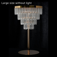 Centre de table en acrylique LED de style moderne, lumière rechargeable avec télécommande pour la décoration de mariage