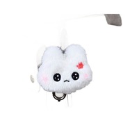 Mignon et Adorable Mini Lapin en Peluche Sonore, Pendentif Breloque pour Sac de Couple, Porte-clés, Accessoire Ultra Doux