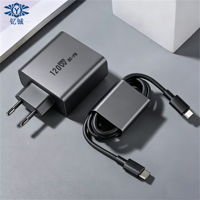 Chargeur pour ordinateur portable 120W standard UE GaN entièrement compatible avec Huawei, DJI Air3s, Mini4pro, Xiaomi, Black Shark, Samsung, MacBook Pro