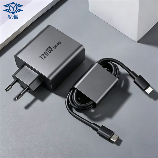 EU Standard 120W Laptop Charger GaN Fully Compatible with Huawei,DJI Air3s,Mini4pro,Xiaomi,Black Shark,Samsung,MacBook Pro