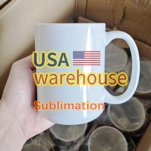 Manufacturer Spot White Ceramic <b>Cup</b> Mug <b>Cup</b> <b>for</b> Heat Transfer Printing <b>Work</b> With Cricut Mug Press - Product Image 1