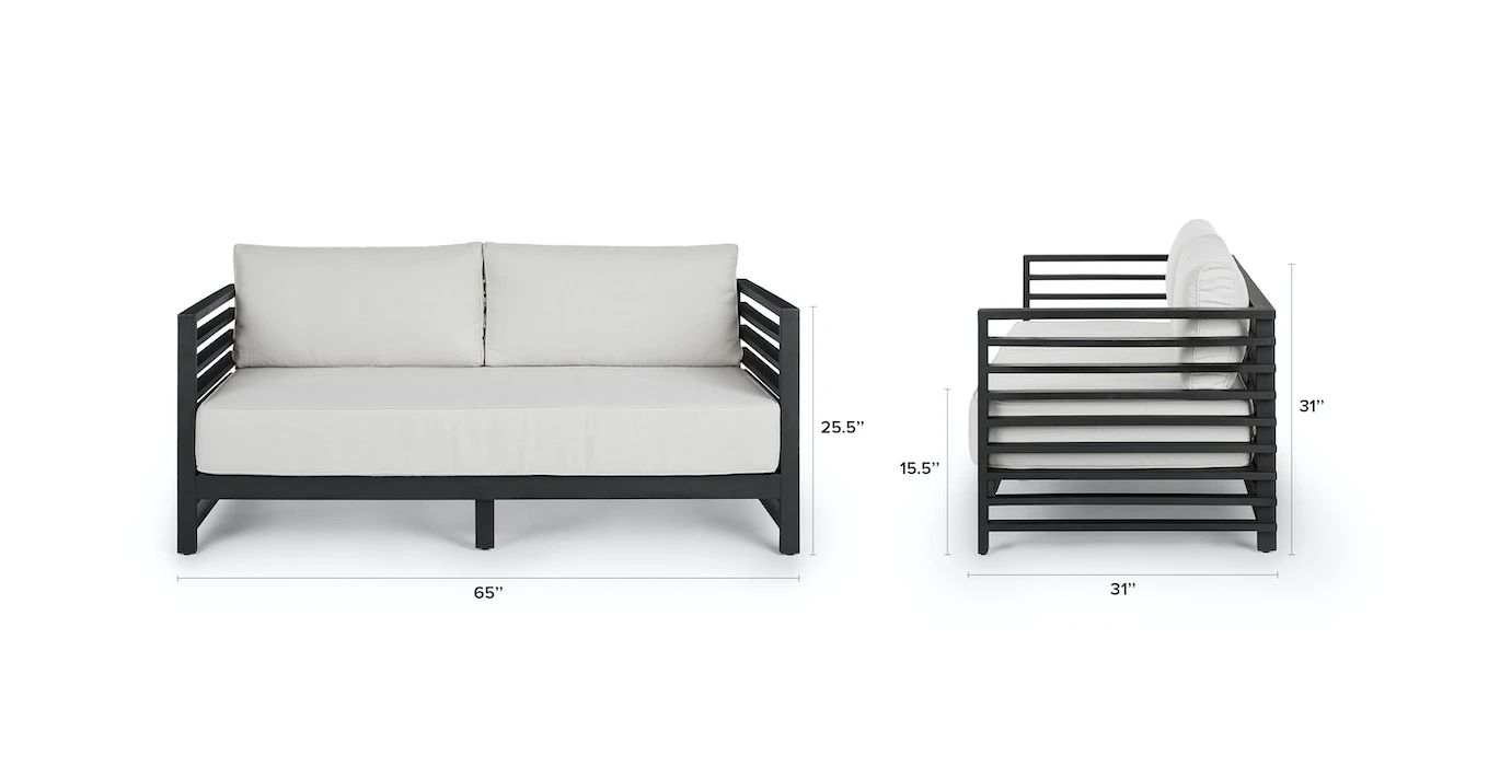 outdoor furniture aluminum garden sofa chairs simple design loveseat outdoor sofa chair