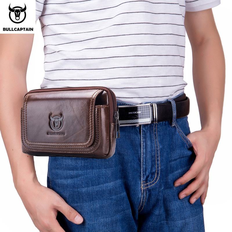 Sac banane de capitaine en cuir pour hommes, ceinture pour