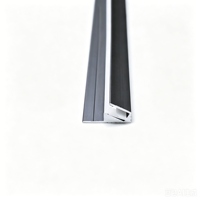 Profilé en aluminium LED personnalisé pour armoire de cuisine, profilé LED en aluminium pour bande LED, profilé d'extrusion en aluminium pour rail d'éclairage LED