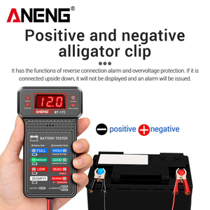 ANENG BT-172 12V Multifunctional LED Reverse Display <b>Battery</b> Testers for <b>Auto</b> Repair Industry Electrician Tester Tools BT-172 AN - Product Image 3