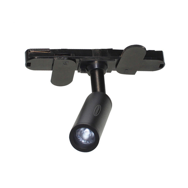 LEDEAST TL2903 3W 8 Degree Mini Spotlight Small LED Track Light for Wine/Jewelry Cabinet/Showcase Lighting