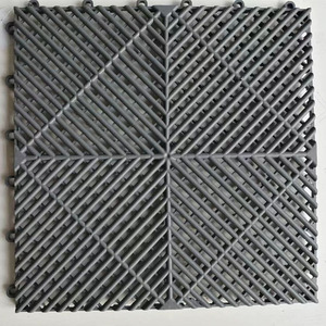 Heavy Duty Garage Flooring Tiles/Anti-slip Interlocking Plastic Floor Tiles for Car Wash Shop - Product Image 1