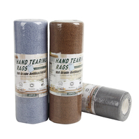 Rouleau de chiffons de nettoyage en microfibre à absorption rapide et séchage rapide, lingettes jetables, serviettes réutilisables, rouleau de serviettes en microfibre