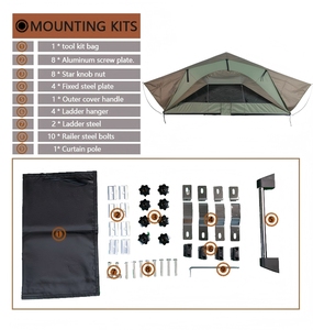 <span class=keywords><strong>Tente</strong></span> de toit souple et compacte pour voiture, échelle, coque rigide, camping, camion, toit rigide, <span class=keywords><strong>tente</strong></span> de toit <span class=keywords><strong>Ikamper</strong></span> Alu Cab - Product Image 3