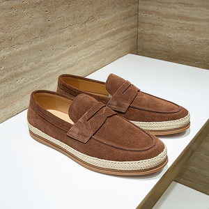 Giày Loafer Nam Da Lộn Phong Cách Old Money Ý - Giày Bệt Thoải Mái Phong Cách Espadrille Dùng Được Mọi Mùa - Product Image 2