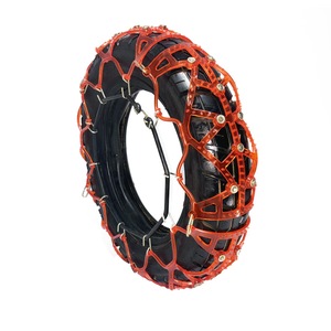 Nouvelles chaînes antidérapantes pour pneus à deux roues, chaînes à <span class=keywords><strong>neige</strong></span>, chaînes d'hiver pour moto, voiture, tricycle électrique, chaîne en caoutchouc épais, chaîne en tendon de bœuf - Product Image 1