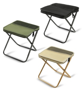 Chaise Pliante Légère Chaise De Pique-Nique Siège De Plage Avec Sac De Transport Pliant Tabouret Camping Pour Adulte Voyage Noir