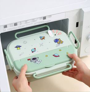 Boîte à lunch en acier inoxydable 316 Planet personnalisée sans Bpa, isolée en métal pour écoliers, <span class=keywords><strong>repas</strong></span> chauds, boîte à lunch Bento pour enfants - Product Image 1
