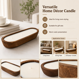 Porte-bougie rustique <span class=keywords><strong>en</strong></span> <span class=keywords><strong>bois</strong></span> massif, style ferme, <span class=keywords><strong>sur</strong></span> <span class=keywords><strong>pied</strong></span>, pour salon, vente <span class=keywords><strong>en</strong></span> gros - Product Image 6